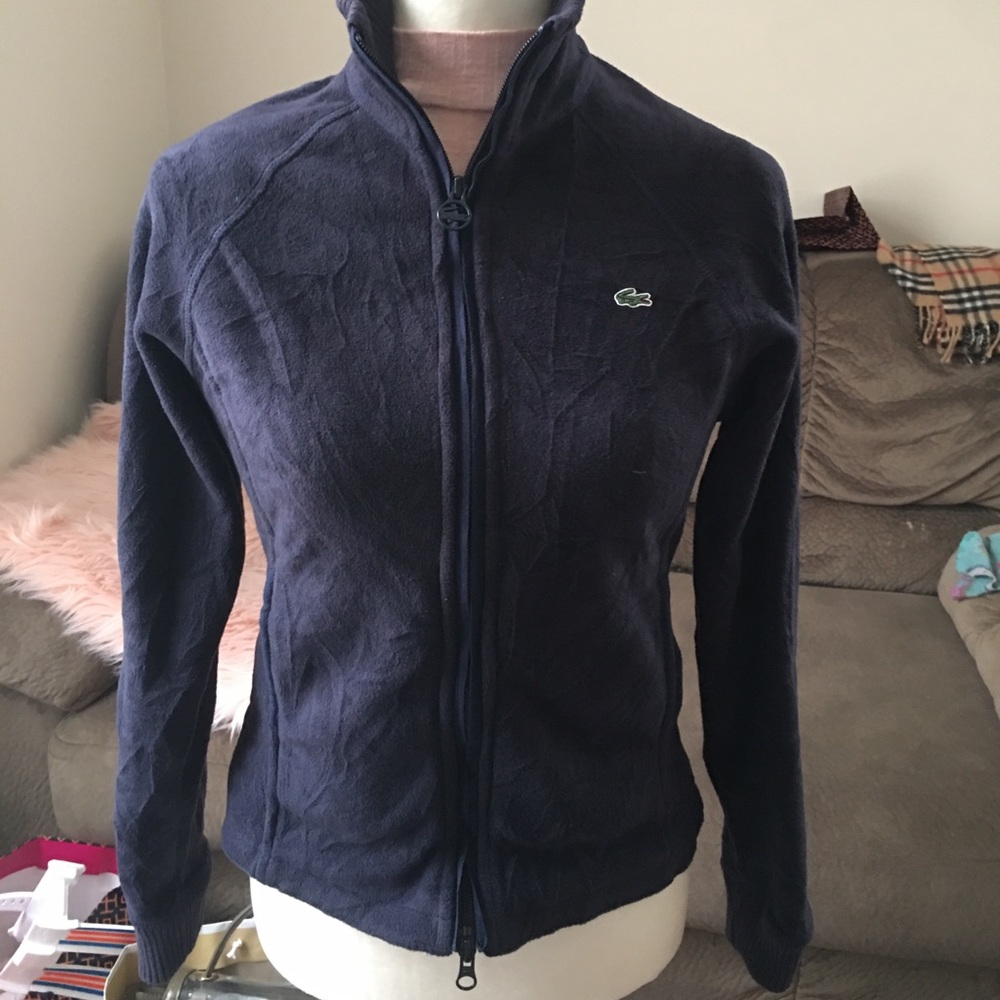 Lacoste super soft double zip jacket